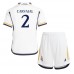 Tanie Strój piłkarski Real Madrid Daniel Carvajal #2 Koszulka Podstawowej dla dziecięce 2023-24 Krótkie Rękawy (+ szorty)